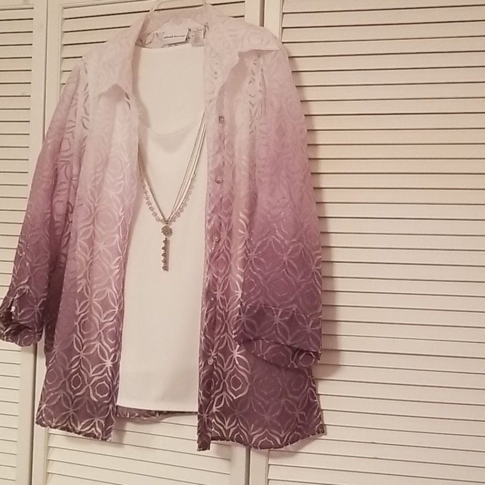 3 Peice alfred dunner top.